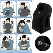 Inflatable Air Cushion Office Travel Pillow Rest Neck Nap Pillows Headrest