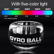 LED Gyroscopic Powerball Autostart Range Gyro Power Wrist Ball Arm Hand Muscle Force Trainer Fitness Equipment