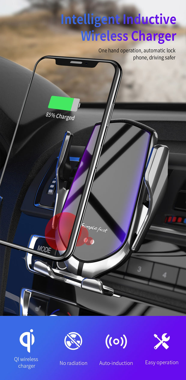 Clamping Car Wireless Charger