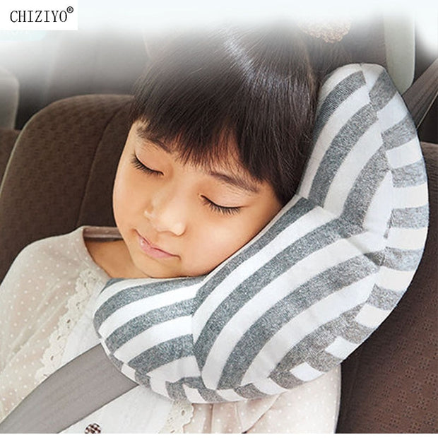Child Car Seat Headrest Sleeping Head Support Kids Travel Nap Shoulder Belt Pad Neck Aid Protect Interior Accessories