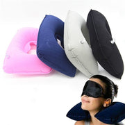 Inflatable U Shape Neck Cushion Travel Pillow Office Airplane Driving Nap Support Head Rest Health Care Decorative Easy to Carry