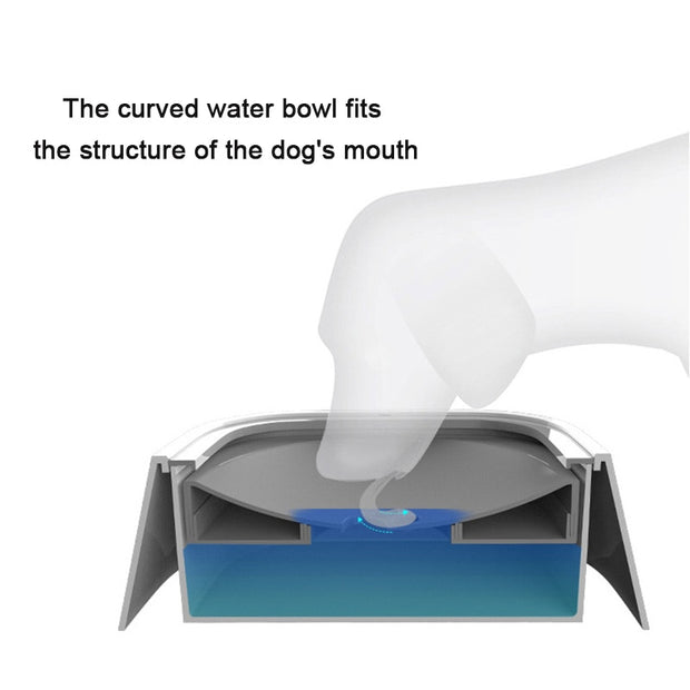 Pet Dog Cat Bowl Floating Bowl Water Drinker Not Wet Mouth Splash Water Cat Bowl Not Sprinkler Water Dispenser Portable Dog Bowl