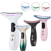 Neck Face Massagers Anti Wrinkle Lifting 3 Colors Led Photon Therapy Skin Tighten Reduce Double Chin Beauty Device Skin Care