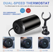 12V Heater for Auto Car Heater Cup Shape Car Warm Air Blower Electric Fan